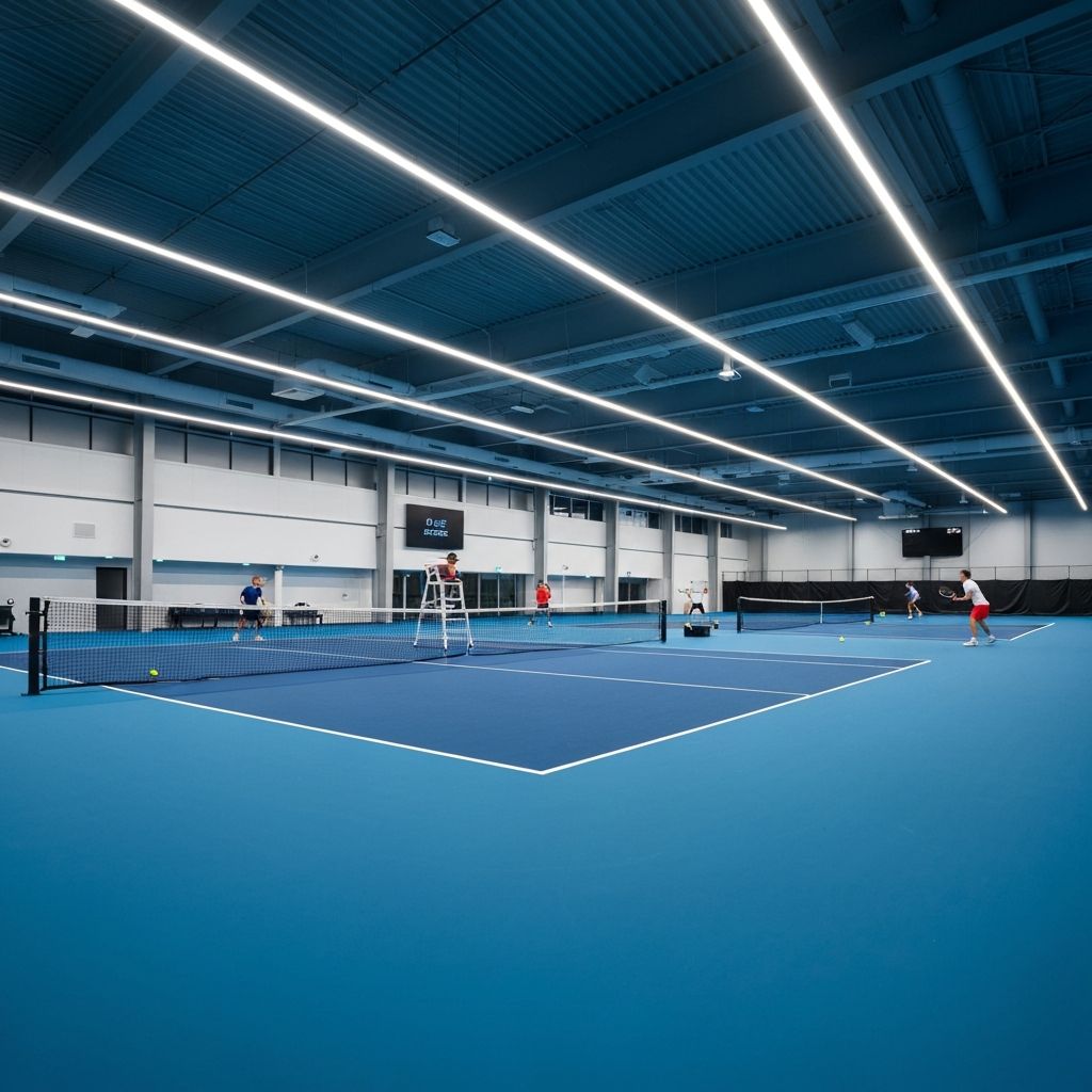 Indoor tennis facility